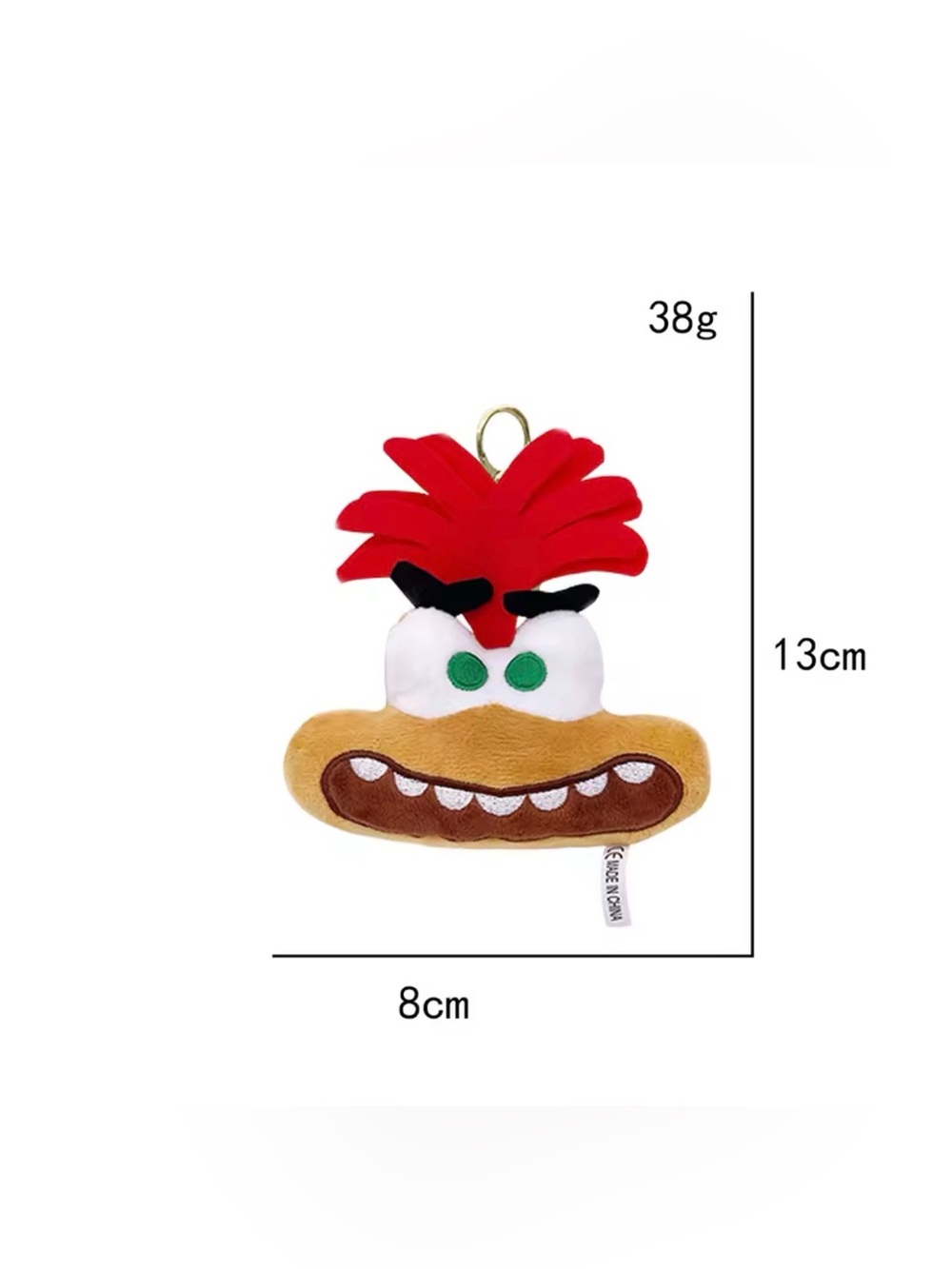 Anxiety Plush Keychain